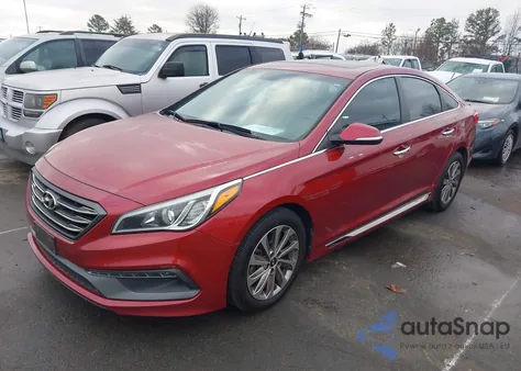 2016 Hyundai Sonata Sport из США, поврежденный, VIN 5NPE34AF5GH396091